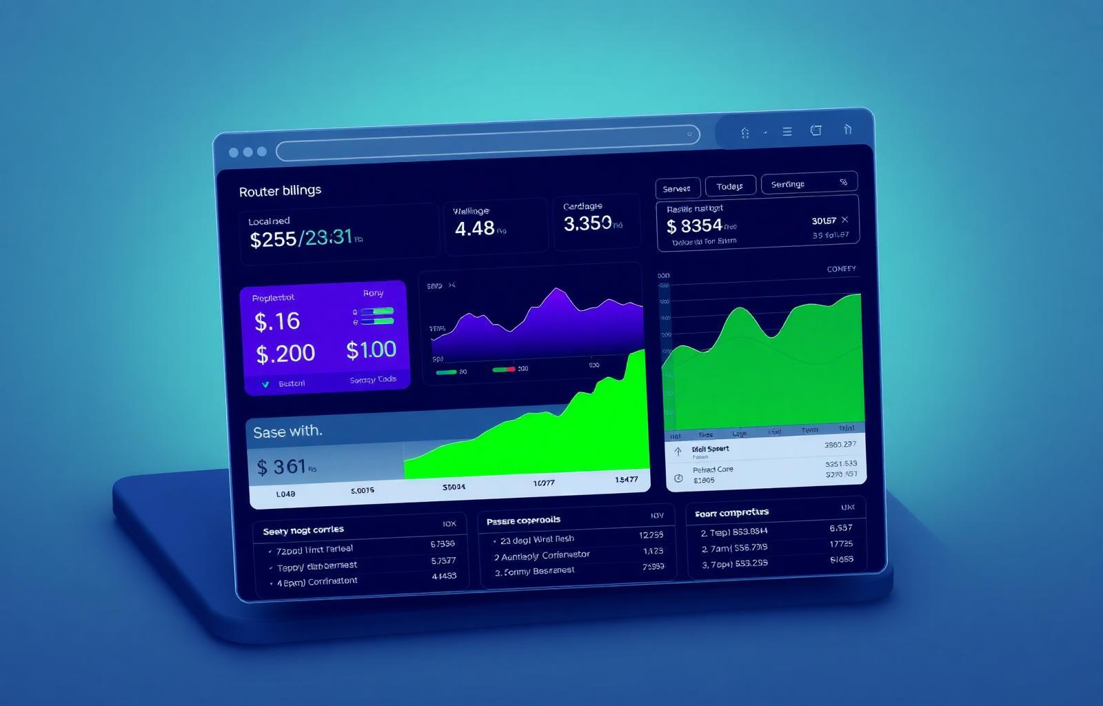 BillFi router monitoring dashboard